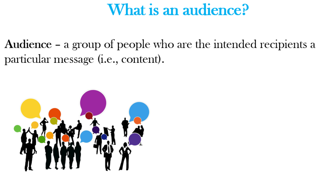 What is an audience